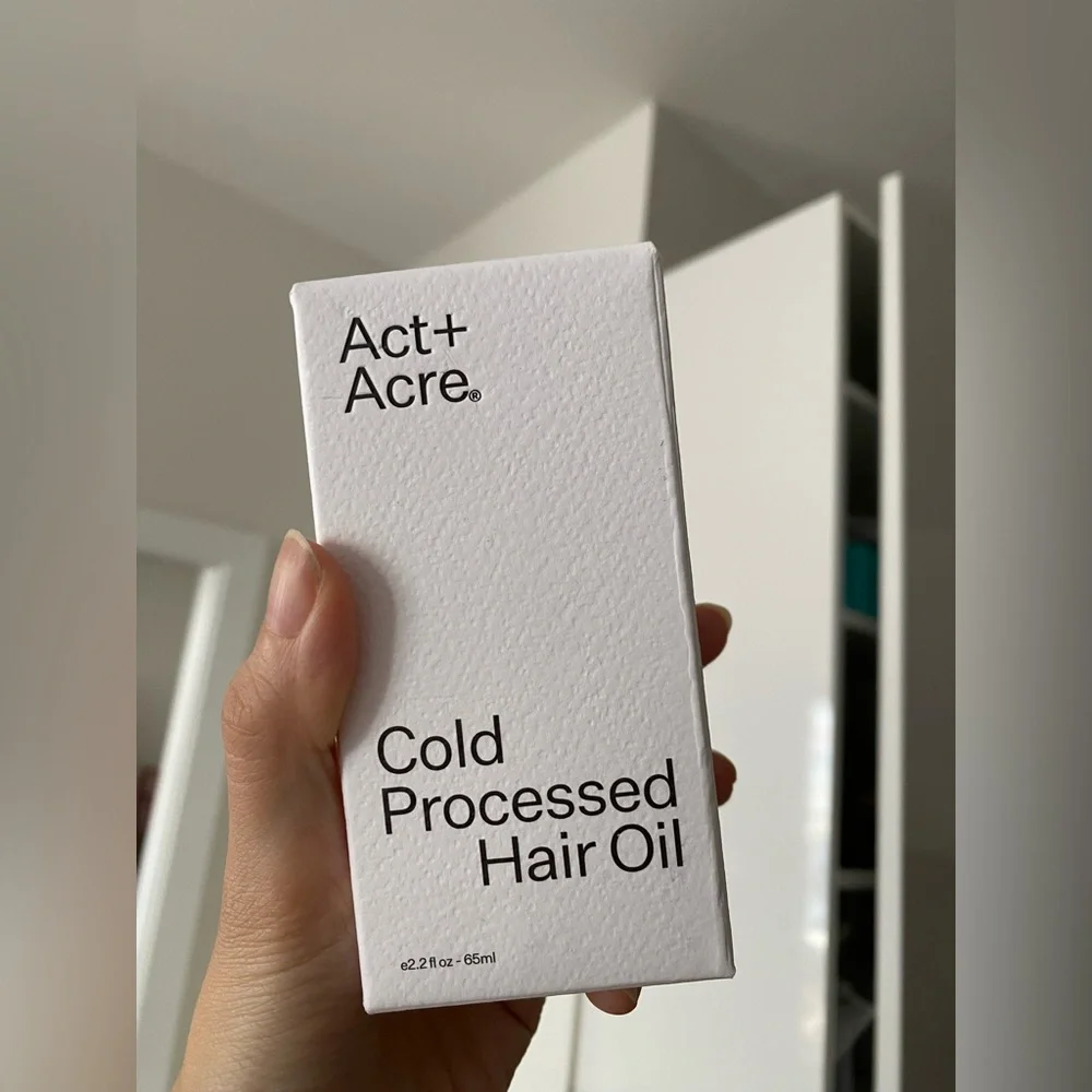Act + Acre Cold Processed Hair Oil new with box - Picture 2 of 4